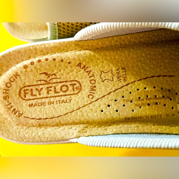 FLY FLOT anti-shock anatomic Slip on Sandals Never worn made in Italy - Picture 3 of 4